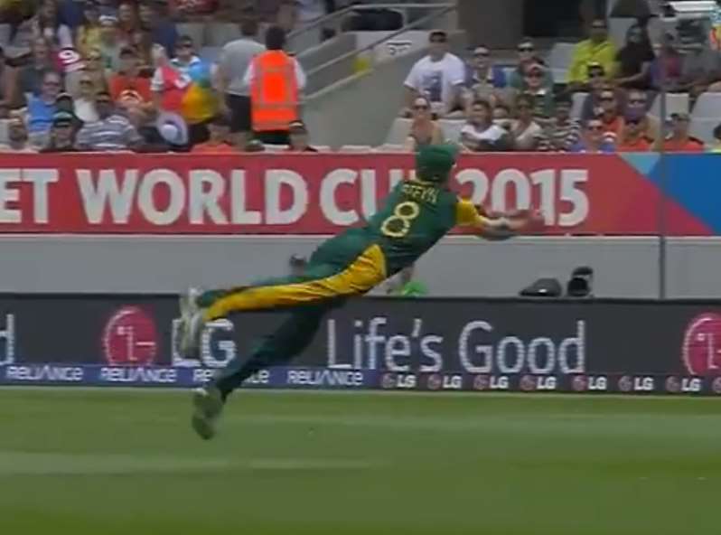 Watch: Dale Steyn take the best catch of the ICC Cricket World Cup 2015