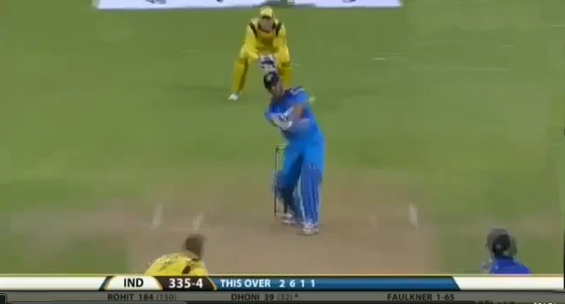 ms dhoni helicopter shot hd