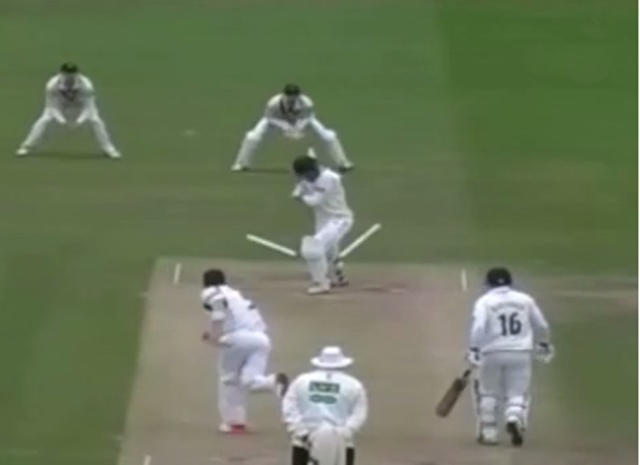 Shocking leave by English county player