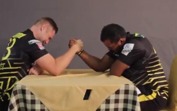 Luke Wright and Samit Patel