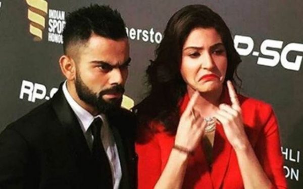 Virat Kohli and Anushka Sharma