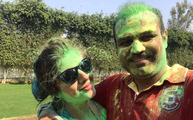 Virender Sehwag & Aarti