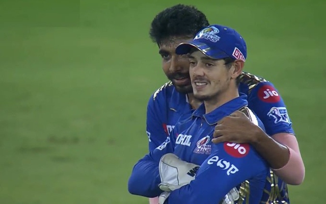 Jasprit Bumrah and Quinton de Kock