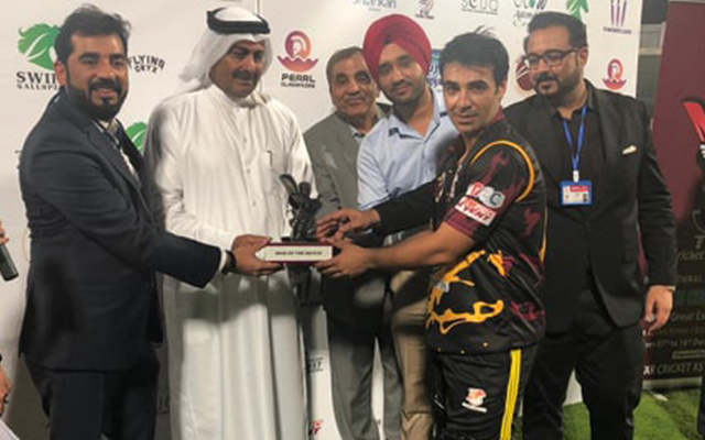 Qatar T10 League 2019 Salman Butt Hits A Last Ball Six To Script An Epic Win For Falcon Hunters 3843