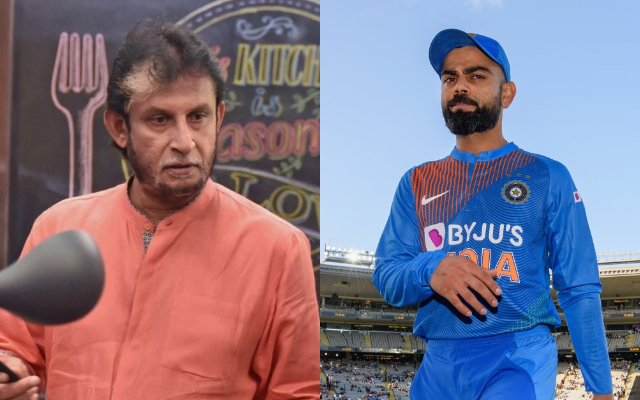 Sandeep Patil and Virat Kohli