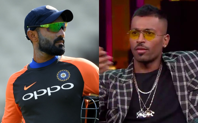 Dinesh Karthik and Hardik Pandya