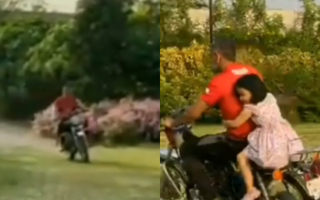 MS Dhoni and Ziva