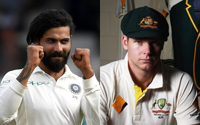 Ravindra Jadeja and Steve Smith