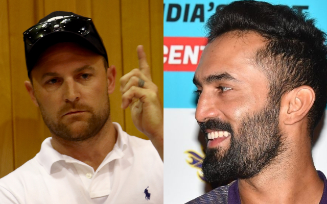 Brendon McCullum and Dinesh Karthik