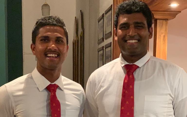 Dinesh Chandimal and Thisara Perera
