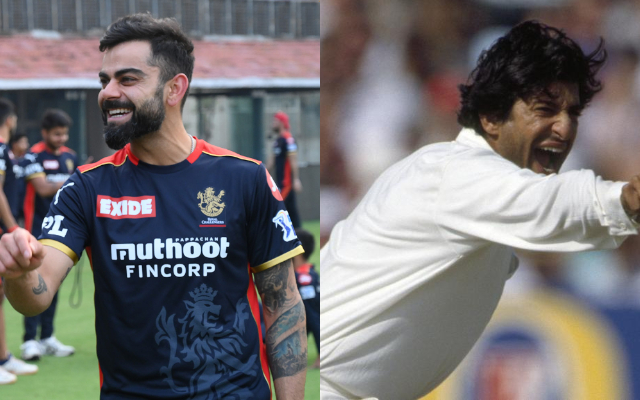 Virat Kohli and Wasim Akram