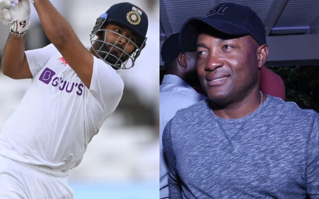 Rishabh Pant and Brian Lara