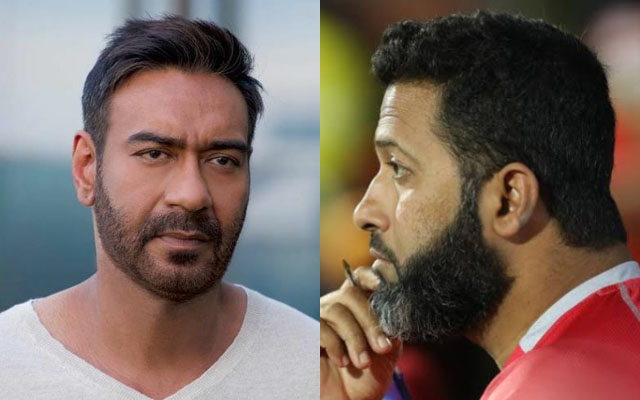 Ajay Devgan and Wasim Jaffer
