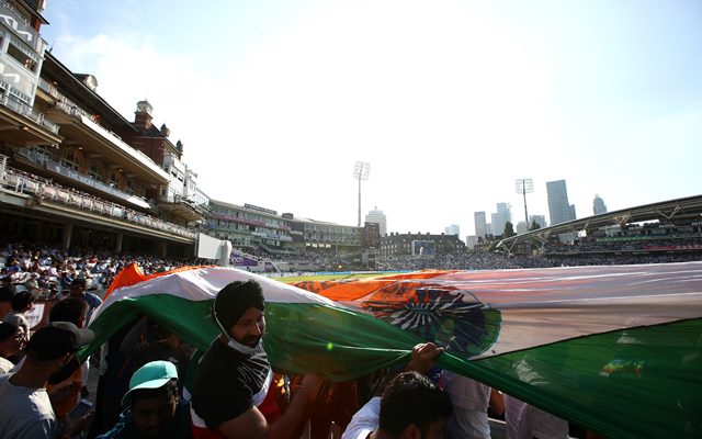 Indian fans celebrating