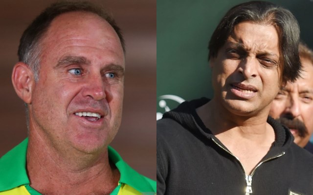 Matthew Hayden and Shoaib Akhtar