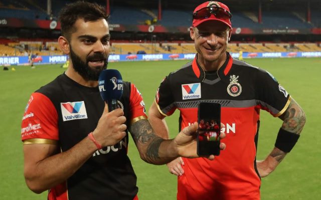 Virat Kohli and Dale Steyn