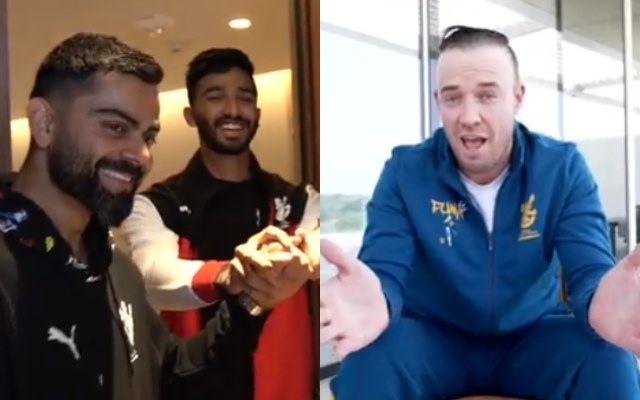 Virat Kohli, Devdutt Padikkal, And AB de Villiers