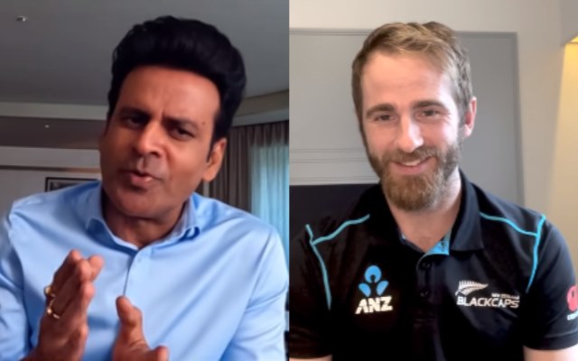 Manoj Bajpayee and Kane Williamson