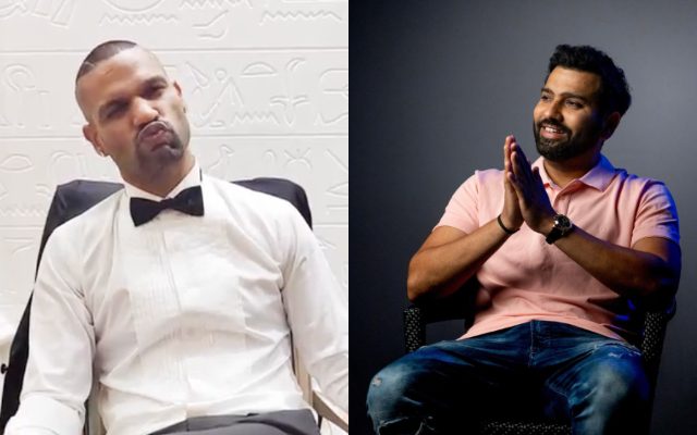 Shikhar Dhawan hilariously mimics Rohit Sharma, picks the best dancer ...