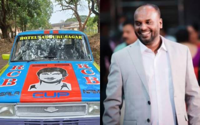 Santhosh Sadguru and his car