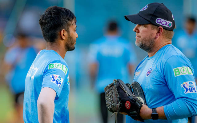 James Hopes with Chetan Sakariya