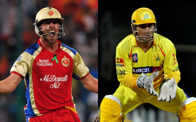 AB de Villiers and MS Dhoni