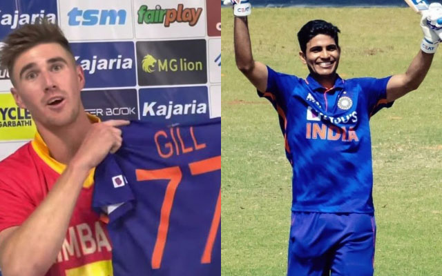 Brad Evans an Shubman Gill