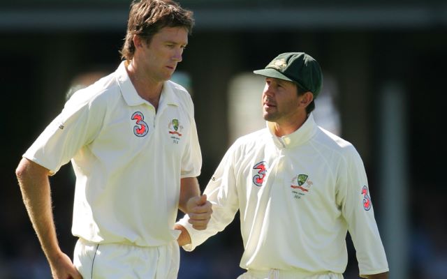 Glenn McGrath and Ricky Ponting