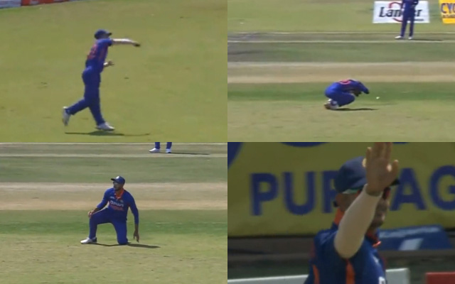 Zim Vs Ind: Axar Patel's Furious Reaction To Ishan Kishan's Throw 