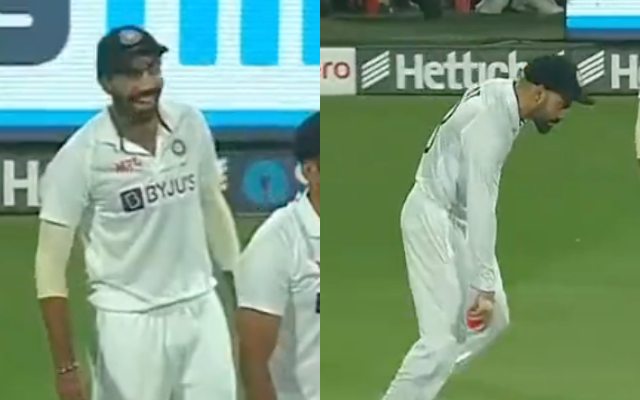 Ind Vs Sl Virat Kohli Hilariously Imitates Jasprit Bumrahs Action During Day Night Test In 