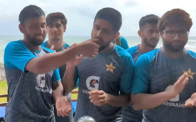 Pakistan's celebration after win over Sri Lanka