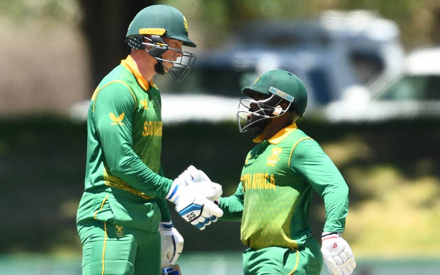 Rassie van der Dussen and Temba Bavuma