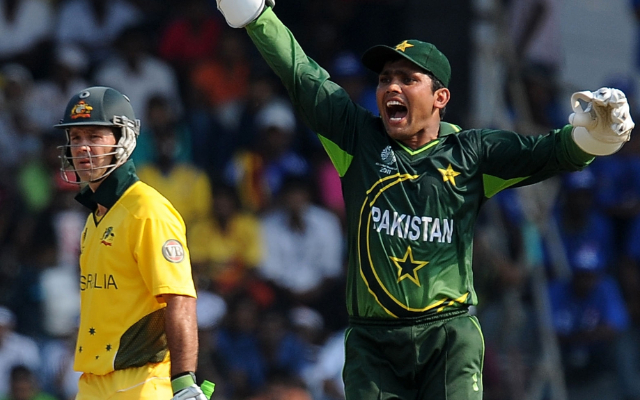 Ricky Ponting and Kamran Akmal