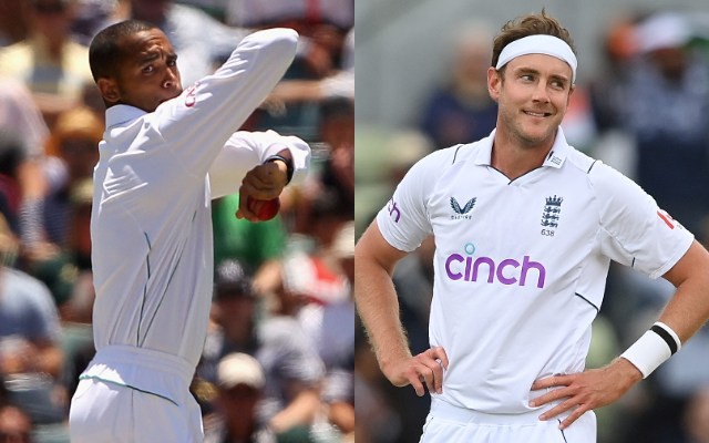 Robin Peterson and Stuart Broad