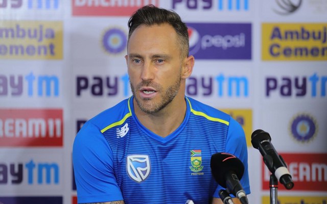 SA Faf du Plessis