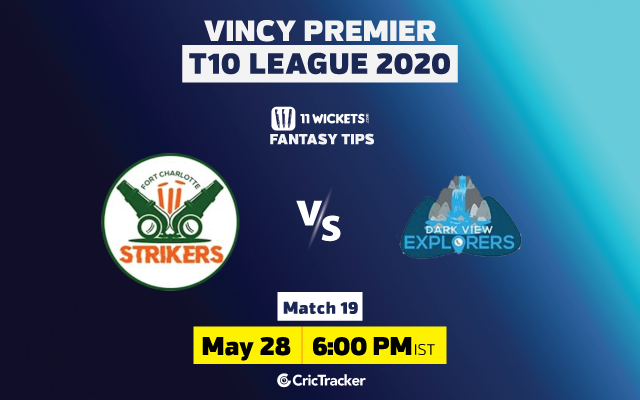 VincyT10-11Wickets-Match-19-Fort-Charlotte-Strikers-vs-Dark-View-Explorers