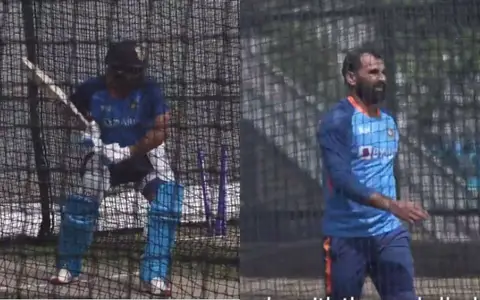 Rohit Sharma in nets