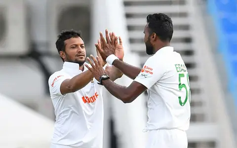 Shakib Al Hasan  and Ebadot Hossain Chowdhury