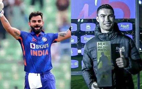 Virat Kohli and Ronaldo