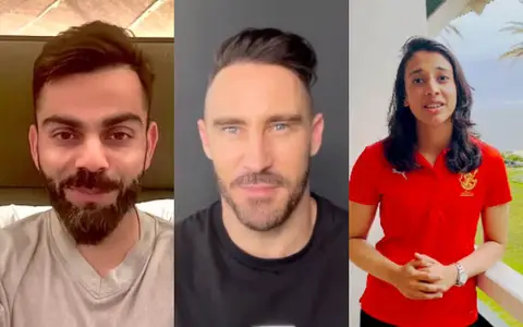 Virat Kohli - Faf Du Plessis - Smriti Mandhana