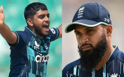 Adil Rashid and Rehan Ahmed