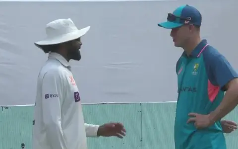 Ravindra Jadeja and Mathew Kuhnnemann