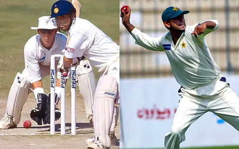 Sachin Tendulkar and Saqlain Mushtaq