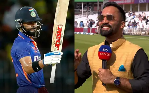 Virat Kohli and Dinesh Karthik