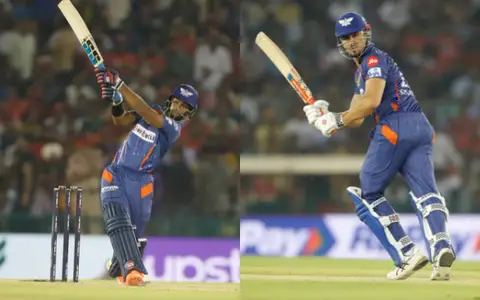 Nicholas Pooran and Marcus Stonis Batting.