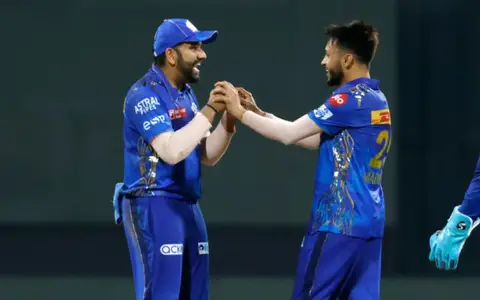 Rohit Sharma and Akash Madhwal