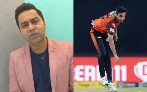 Aakash Chopra and Bhuvneshwar Kumar