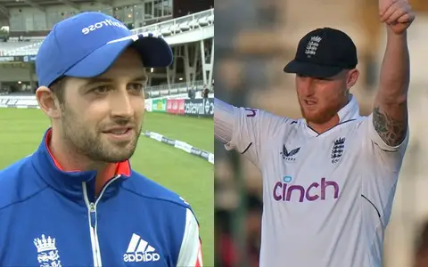 Mark Wood and Ben Stokes