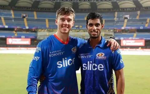 Tilak Varma and Dewald Brevis