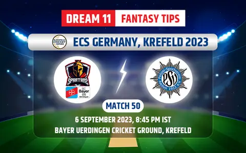 Bayer Spartans vs PSV Aachen Dream11 Team Today